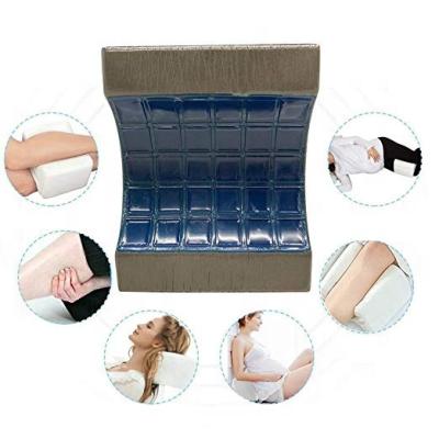 China Memory Gel-Infused Memory Foam Knee Pillow Gel Knee Pillow for sale