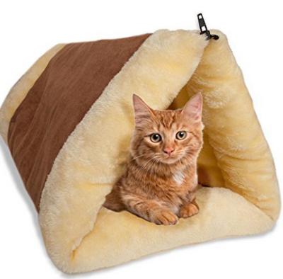 China Viable Comfortable Pet Accessories Portable Folding Cat House and Cat Cave for sale