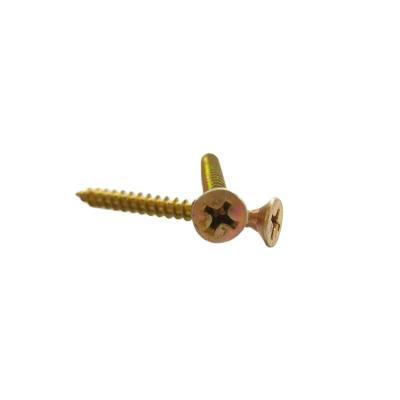 China Industry China Supplier General Yellow Chipboard Chipboard Screw Customized Chipboard Screw For Wood for sale