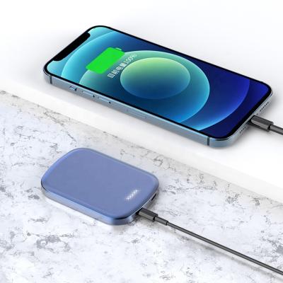 China Universal Portable Thin Fast Charging Magnetic Wireless Power Banks Fast Support 10000mAh Qi Powerbank Charging for sale