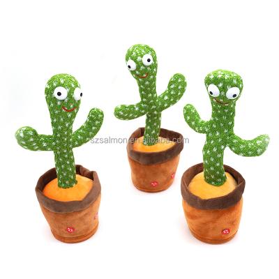 China Lovely Shape Christmas Repeating Transceiver Twist Buddy Mexican Dancing Cactus 120 Songs Guangzhou for sale