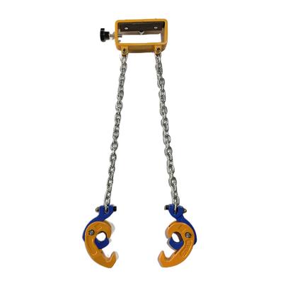 China Muliti-purpose Oil bucket lifting pliers for forklifts Special large iron bucket lifting hooks Lifting tools for unloading oil bucket hooks for sale