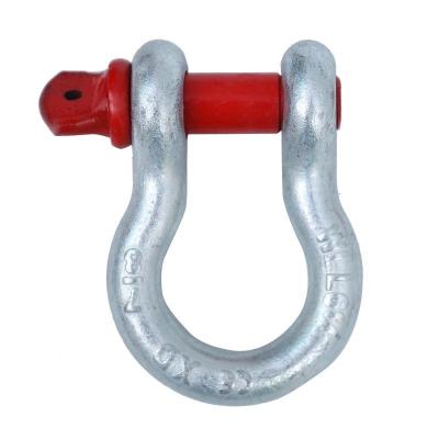 China Heavy Industry factory outlet metal shackle bolt type shackles g210 shackle for sale