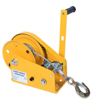 China CRANES factory outlet lifting winch manual winch machine two way self lokin for sale