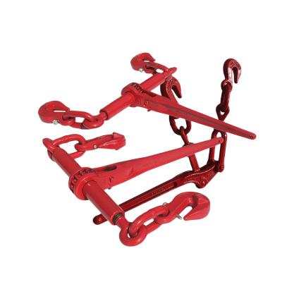 China Automobiles Wholesale Factory Cheap Price 5/16'' - 3/8'' Ratchet Chain Binder Load Binder with safety hook for sale