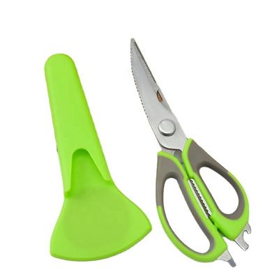 China Amazon Sustainable Success Multifunctional Stainless Steel Vegetable Food Scissors Kitchen Utensil for sale