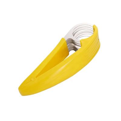 China Hot Selling Viable Stainless Steel Banana Hot Dog Slicer Kitchen Food Accessory Slicer for sale