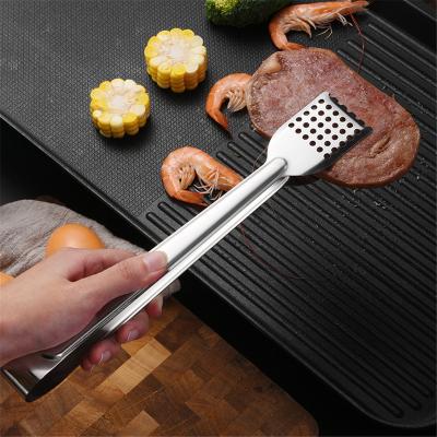 China New Sustainable Stainless Steel Food Tongs, Heat Resistant Bread Clamps, Baking Clamps for sale