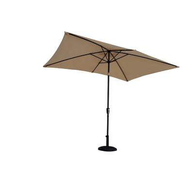 China Sun Shade 10x6.5ft Outdoor Rectangle Patio Umbrella With Crank Tilt for sale