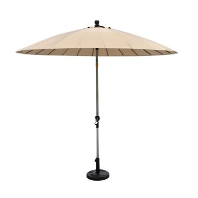 China Weather Resistant 2.5m Heavy Duty Market Parasols Outdoor Umbrella 9 24 Ribs for sale