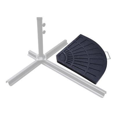 China Durable Stainless Steel Resin Parasol Base Umbrella Holder Stand For Hotel for sale