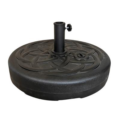 China Durable Heavy Duty 12lmarket Offset Umbrella Base Around 4piece Water Filled for sale