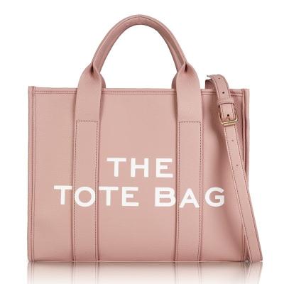 China 2023 New Fashion Women's Handbags Large Tote Bag Tote Bags For Women Custom Leather Tote Bag OEM Logo Printing Fashion Lady Pu for sale