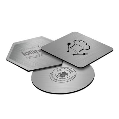 China Wholesale Custom Viable 10*10 Metal Coasters for sale