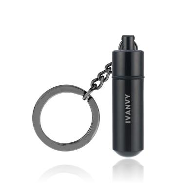 China Aluminum Alloy Waterproof Portable Bottle Seal Protection Key Chain for sale