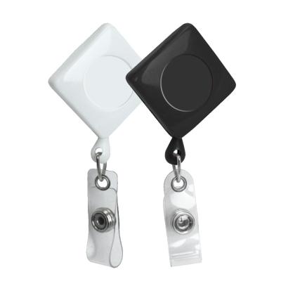 China Promotion Gift ID Badge Holder Yo-Yo ID Card Retractable Belt Clips with White Badge Reel for sale