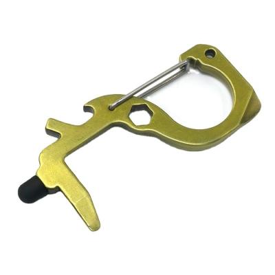 China Open Door Makers No Minimum Custom No Touch Key Chain for sale