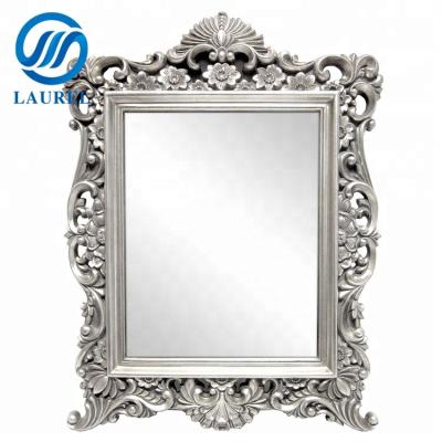 China Minimalist Antique Decorative Mirrors Living Room Make Up Mirror Home Decor Silver Mirror for sale