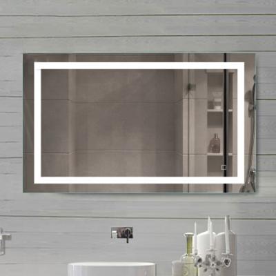 China Illuminated Light Mirror Led Makeup Bathroom Smart Touch Led Mirror for sale