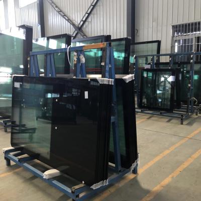 China Farm Building Glass Window Base Curtain Wall E Tempered Insulating Glass Unit for sale