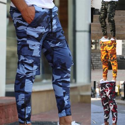 China 2021 New Camouflage QUICK DRY Pants Men's Quick-Drying Fitness Casual Pants With Feet Running Fashionable Sports Pants Men for sale