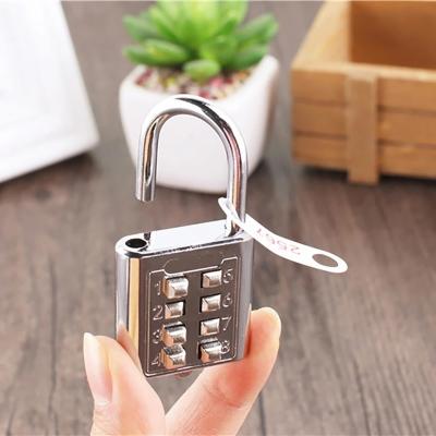 China 8 Digit Push Button Number Combination Padlock Code Lock Wardrobe Password Lock Luggage Travel Mechanical Safe Locks Zinc Alloy Cywjaj8 for sale