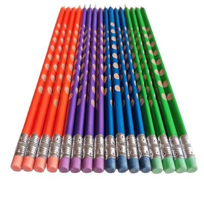 China office & School Pencil New Design HB Triangle Shape Pencil With Eraser Sketch Pencil Set Dermatograph For Sketching To Buy Stationery Online for sale