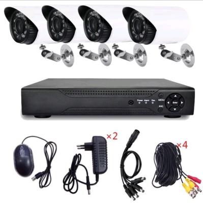 China NIGHT VISION Best price for 4ch camera cctv package manufacturer outdoor 1080P camera dvr full set for sale