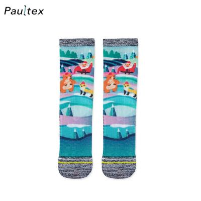 China Sports Digital Socks Anti-Fault Christmas Custom Printing Logo for sale