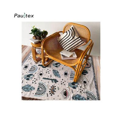 China High Quality Custom Design Wholesale Knitted Throw Blankets For Picnic Place for sale