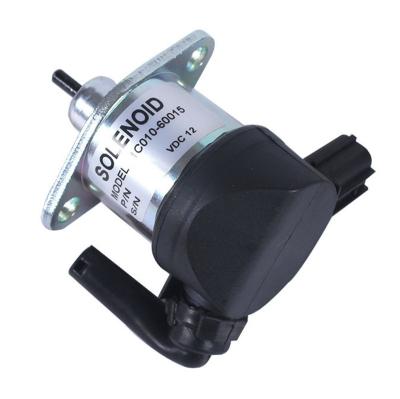 China Excavator Excavator Spare Parts 12V Flameout Solenoid Valve 1C010-60015 for sale