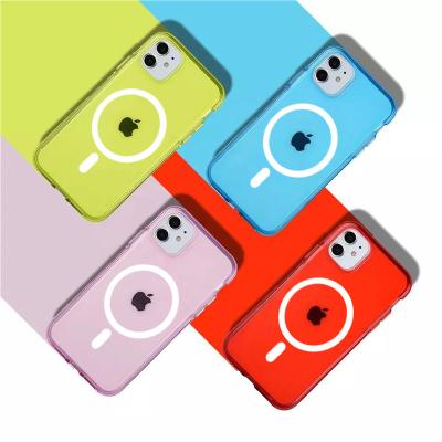 China Magsafe Shockproof Phone Case For iPhone 14 Series For iPhone 15 For iPhone13 For iPhone All Models Available, Shockproof Impact Phone Case for sale