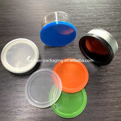 China Food Many Kinds Of Plastic Cap For Empty Tuna Or Fish Tin Can for sale