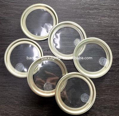 China Food in Metal Ring Stock Pull for Tuna Cans for Fish, Easy Open Lid, Clear Lid for sale