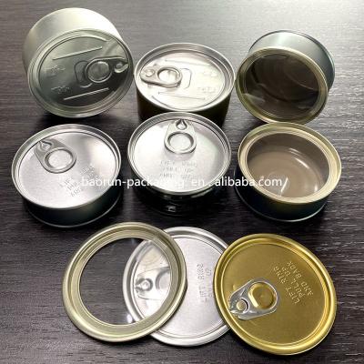 China Food Aluminum Easy Open Lid For 2 Pcs Tin Can for sale