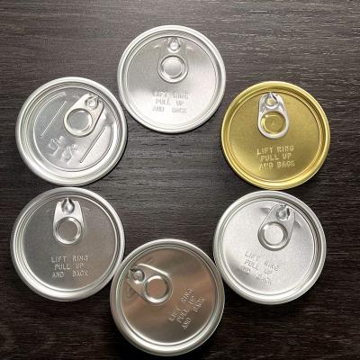 China Food Easy Open Aluminum Lid For 2 Pcs Tin Can for sale