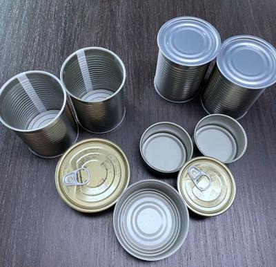 China Food Easy Open Lid For Pet Tin Can , Metal Cap for sale