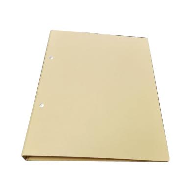 China Recycled Cardboard A4 2 Holes Ring Binder Lever Arch Materials Folder Custom Wholesale Professional Cardboard Factory Custom Folder for sale