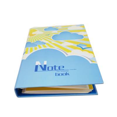 China Eco - Friendly Custom Printing Cardboard Folder Cover A4 Hard Cardboard Ring Binder for sale