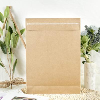 China Recycled Materials Kraft Paper Mailing Bags Self Seal Envelopes Mailer Packaging Custom Logo Kraft Paper Bags for sale