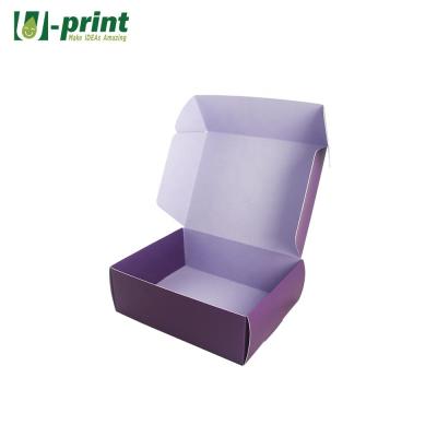 China Small Recyclable Square Paper Cardboard Packaging Packing Boxes Mailing for sale