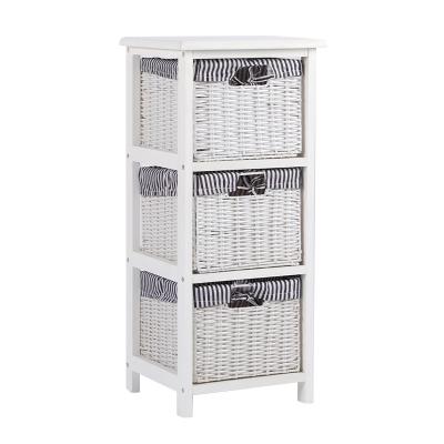 China (Other)Wholesale Adjustable Woven Basket Drawer Home Pit Storage Rack Chest Of Drawers Bedroom Luxury Solid Wood Painted for sale