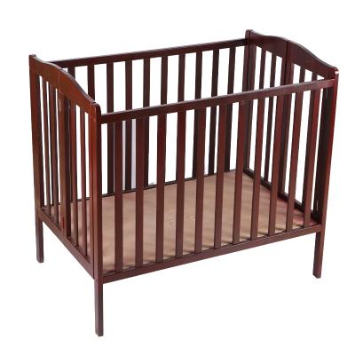 China Safety modern protection pollution-free paint smooth outdoor strong and stable born cot crib separate and twin baby hutch for sale