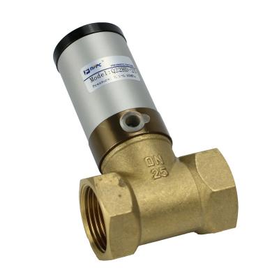 China Material of Construction Shop NFPC 2/2 Way Piston Pneumatic Control Valve With Q22HD Brass Body for sale