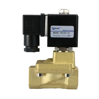 China Material of Construction Shop NFPC 2/2 Way Piston Pneumatic Control Valve With Brass Body YV130-15 for sale