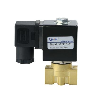 China Material of Construction Shop NFPC 2/2 Way Piston Pneumatic Control Valve With Brass Body VX2120-08 for sale