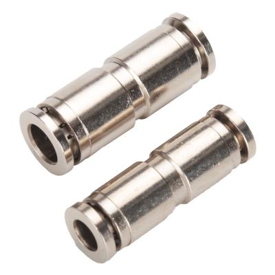 China Hotels PU Tube Fittings Air Hose Connector Male Straight Quick Connecting Pneumatic One Touch for sale