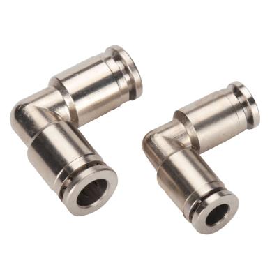 China Hotels PV Tube Fittings Air Hose Connector Male Straight Quick Connecting Pneumatic One Touch for sale