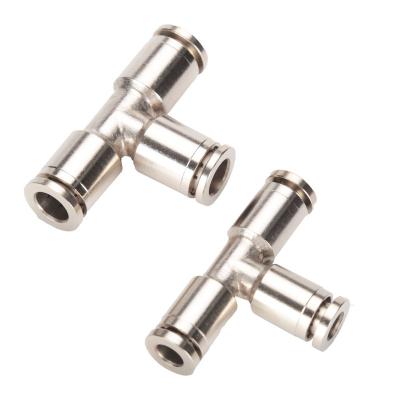 China Hotels PE Tube Fittings Air Hose Connector Male Straight Quick Connecting Pneumatic One Touch for sale