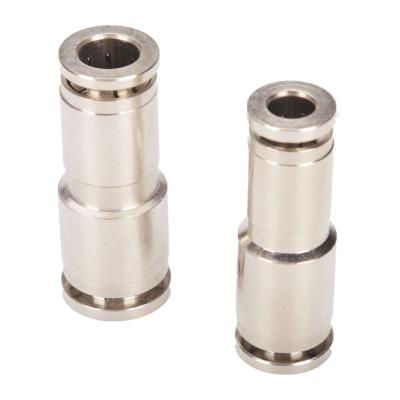 China Hotels PG Tube Fittings Air Hose Connector Male Straight Quick Connecting Pneumatic One Touch for sale